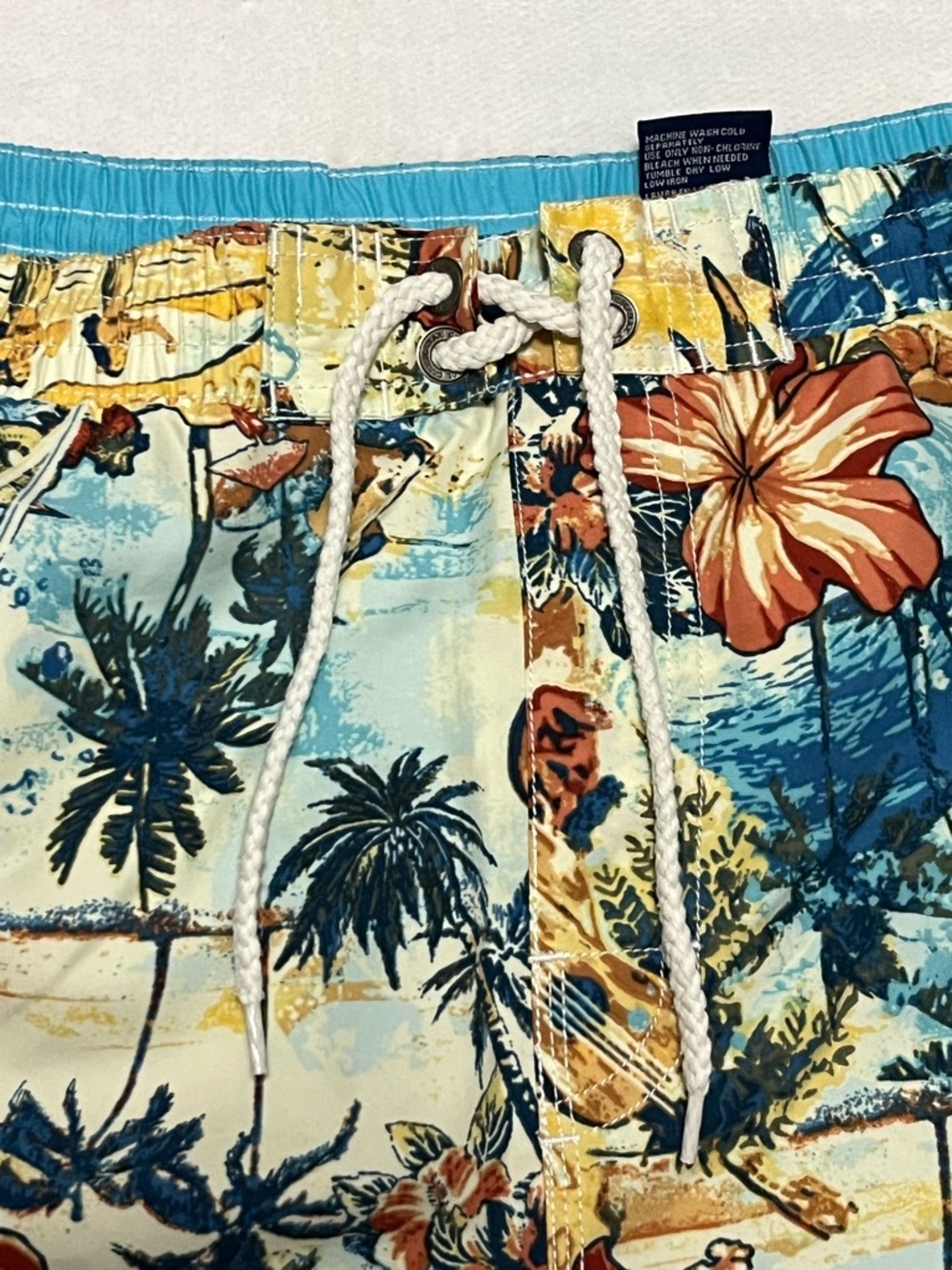 ๐ด Caribbean Joe Island Supply Co. Tropical Swim Trunks XXL Beach, Vacation - Picture 7 of 7